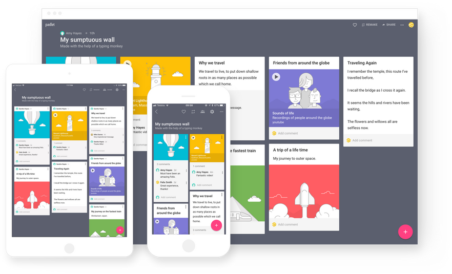 Herramienta Padlet tic educación