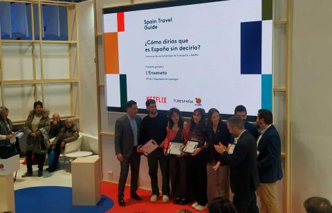 Los ganadores del premio al concurso de Netflix y Turespaña recogen el premio