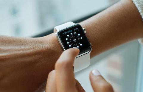 Aplicación en un smartwatch