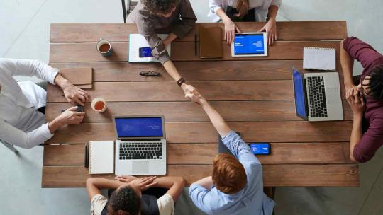 Trabajo en equipo en empresa