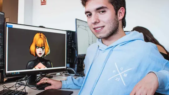 Hero content - Animación 3D