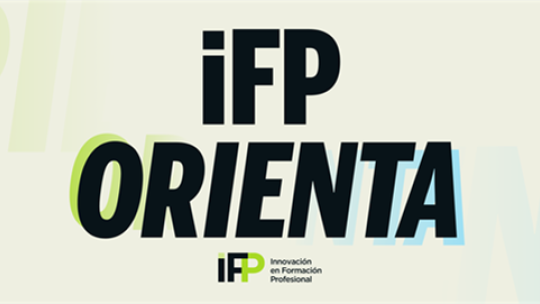 Un banner en el que aparecen las palabras IFP orientaday