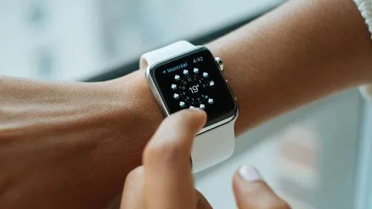Aplicación en un smartwatch