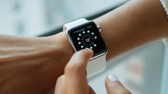 Aplicación en un smartwatch