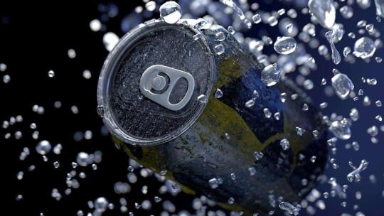 Lata de refresco creada por un modelador 3D