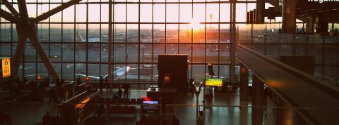 Terminal internacional de un aeropuerto