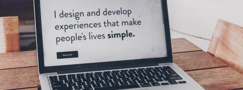 Portátil de desarrollador web