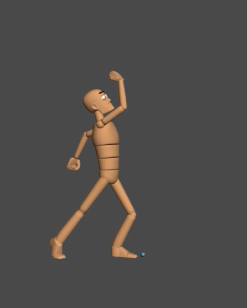 Muñeco animado en 3D