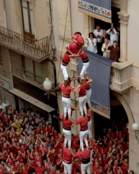 "Castells" torre humana