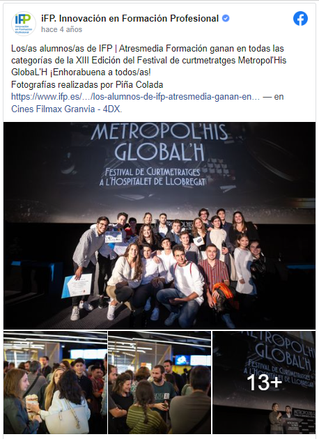 Publicación Facebook Metropolhis